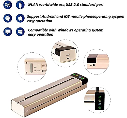 Tattoo Transfer Stencil Machine Portable Office WiFi Mini Bluetooth Thermal Copier Printer Machine Connected Phone Computer