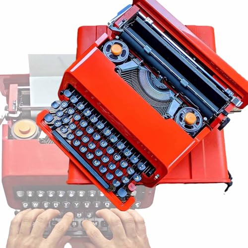 Quepiem Retro Manual Typewriter with Double Ribbon - Valentine Literary Gift