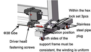 US Stock 110V Automatic Media Take up Reel Roller System Paper Pick Up Roller Controller for Roland FJ540 SP540 VP540 Mimaki Mutoh Printers