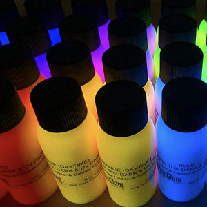 Glow in The Dark Paint, Aqua Bright Glow - Multiple Colors - 1 Gallon