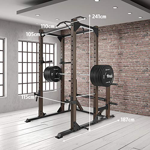 Steelbody Strength Training Monster Cage Squat Rack Home Gym Station System for Weightlifting and Bodybuilding STB-98005