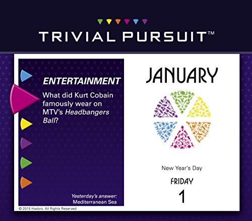 TRIVIAL PURSUIT: MASTER EDITION Year-In-A-Box Calendar (2016)