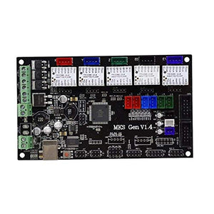 LHHZAL GEN V1.4 Integrated Controller Mainboard + 5pcs TMC2208 V1.0 Stepper Motor Driver CompatibleMega2560 R3/ Ramps1.4 for 3D Printer Printer Accessories