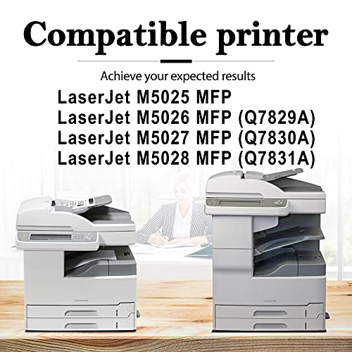 3 Pack Black High Yield 70A | Q7570A Toner Compatible Toner Cartridge Replacement for HP M5025 MFP M5026 MFP M5027 MFP M5028 MFP Printer