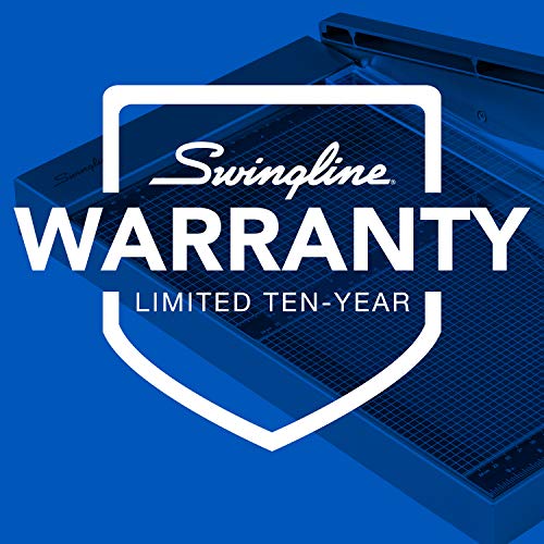 Swingline Paper Cutter, Guillotine Trimmer with EdgeGlow LED Cut Guide and Tempered Glass Surface, 15" Cut Length, 25 Sheet Capacity, ClassicCut 1525G (G7010006)