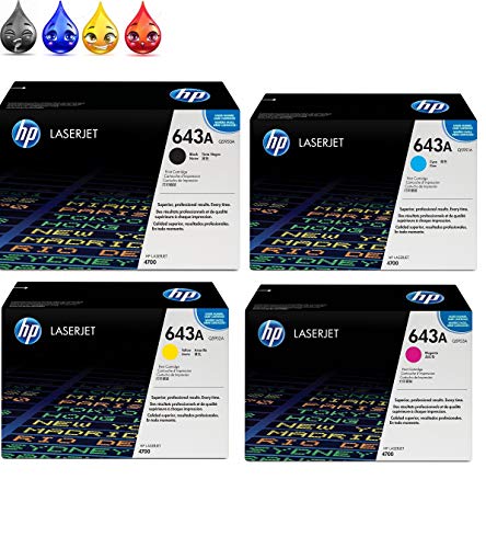 HP Q5950A, Q5951A, Q5952A, Q5953A - All Four Toners