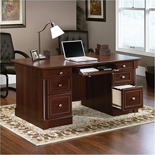 Bowery Hill Executive Desk in Select Cherry
