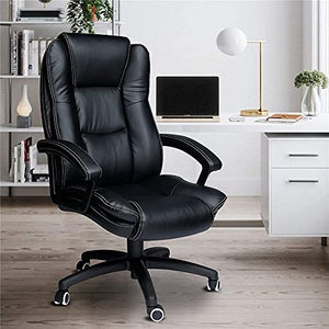Office Chair high Back, Luxury Leather Chair Swivel Chair Ergonomic Ergonomic Leather Leather Office Chair with Swivel Control, Executive Executive Chair (2)