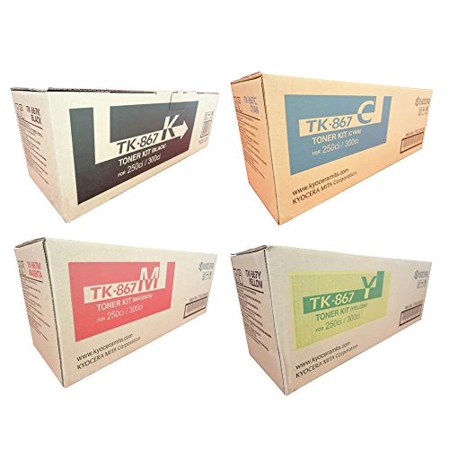 Kyocera Mita TK867 Standard Yield Toner Cartridge Set