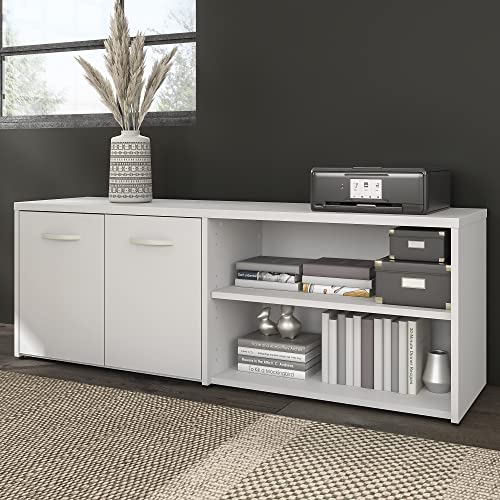 Bush Business Furniture HYS160WH-Z Hybrid Low Storage Cabinet, White
