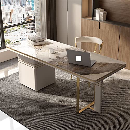 TAPIVA Luxurious Slate Office Computer Desk