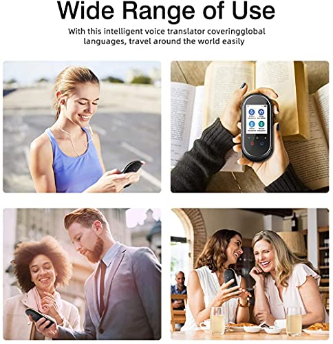 UsmAsk Smart Voice Translator - Translate 106 Languages - Offline & Photo Translation - 2.4 Inch Touch Screen - Travel Essential Gift