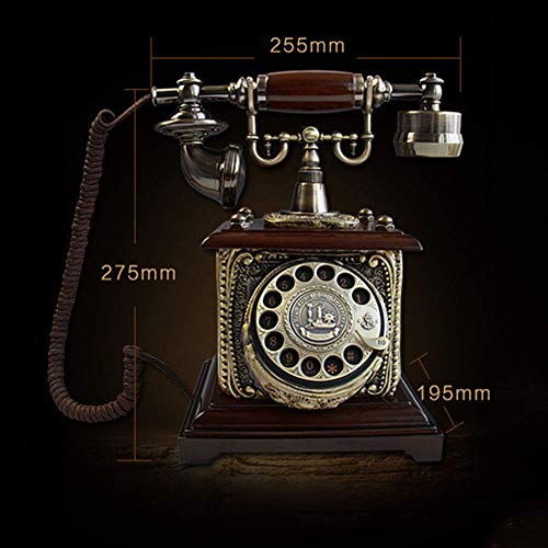 None Retro Vintage Rotary Dial Telephone