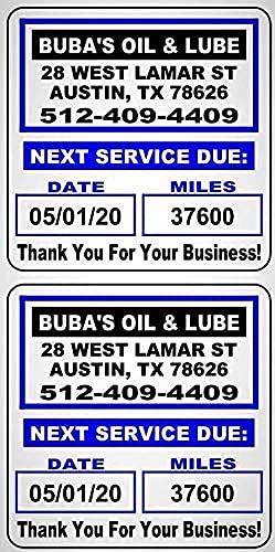 Stand Alone Oil Change Sticker / Label Printer. Complete Package Including Keyboard, Ribbon and 1000 Custom Labels