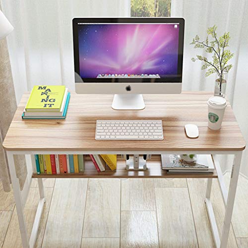 LICHUAN Folding Table Computer Desk- Desktop Home Simple Desk Computer Desk Study Writing Table Office Desk Workstation for Home Office Folding Table Desk