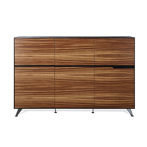 Unique Furniture 496-ZE Storage Cabinet, Zebrano