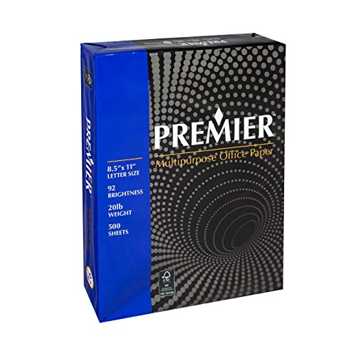 Premier Pallet Paper - 92 Bright White Copy Paper - FSC Certified - Letter 20# - 8.5” x 11