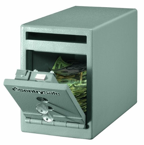 SentrySafe UC-025K Depository Safe, 0.23 cu ft (small), Grey