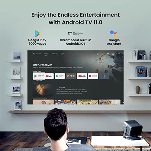 JmGO N1 Ultra 4K Projector with 2200 CVIA Lumens, Android TV 11.0 & MALC™ Triple Color Laser