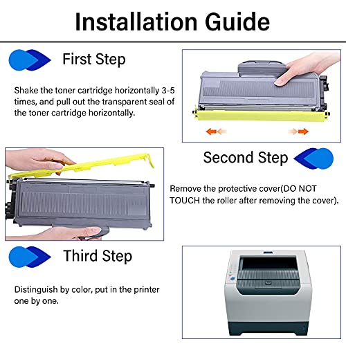 (Black,5-Pack) Compatible TN-620 Toner Cartridge Replacement for Brother TN620 HL-5240 HL-5250DN/DNT HL-5270DN Printer Toner Cartridge