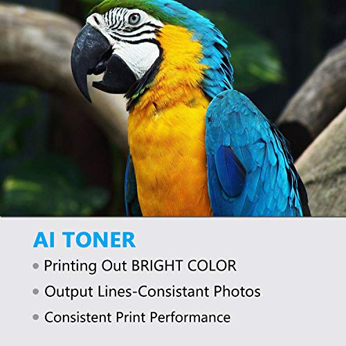 7 Pack (4BK+1C+1M+1Y) 410A | CF410A CF411A CF412A CF413A Toner Cartridge Replacement for HP Color Pro M7FP M477fdn M47fdw M477fnw M452dn M452dw M452nw MFP M377dw Printer,Sold by AlToner