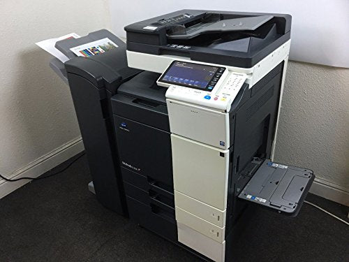 Konica Minolta Bizhub C224 Copier Printer Scanner Finisher Low 89k w/ 7k Color