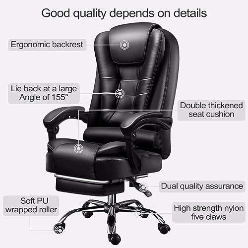 XUEGW Ergonomic High Back Office Gaming Chair with Back Support