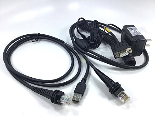 Honeywell/Xenon 1900G-HD (Hign Density) Barcode/Area-Imaging Scanner (2D, 1D, PDF, Postal) Kit, Includes RS232 Cable, Power Supply and USB Cable