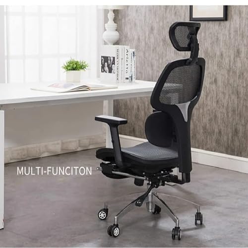 BALAMI Ergonomic Reclining Office Chair with Swivel Mesh - Family Computer Chair