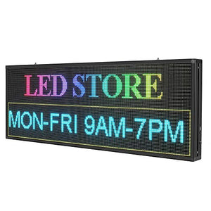 P5 outdoor full color led Programmable Scrolling Display sign display Text,Image, Video display for Busines Window