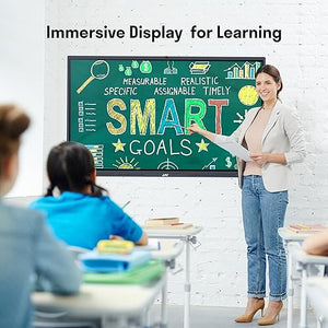 JAV Smart Board 65" Interactive Whiteboard with Built-in Webcam, 4K UHD IPS Touchscreen