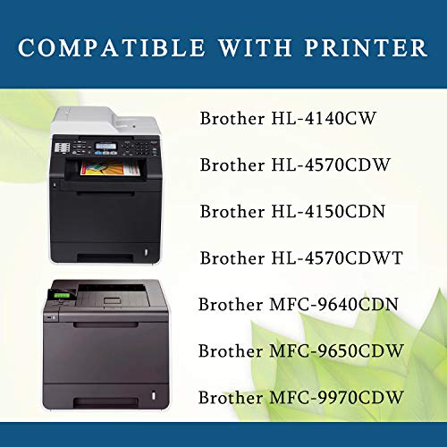 Compatible TN315 TN-315 High Yield Toner Cartridge (Magenta,4-Pack) Replacement for Brother HL-4140CW 4150CDN 4570CDW 4570CDWT MFC-9970CDW 9640CDN 9650CDW Laser Printer Toner Cartridge.