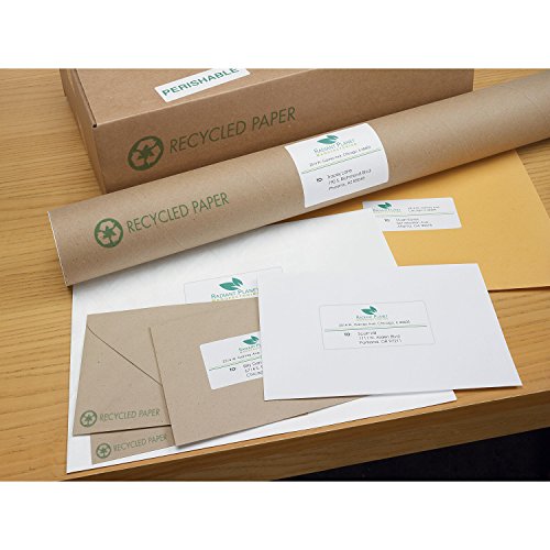 Avery EcoFriendly Mailing Labels for Laser and Ink Jet Printers, 0.5 x 1.75 Inches, White, Permanent, Pack of 2000 (48267)