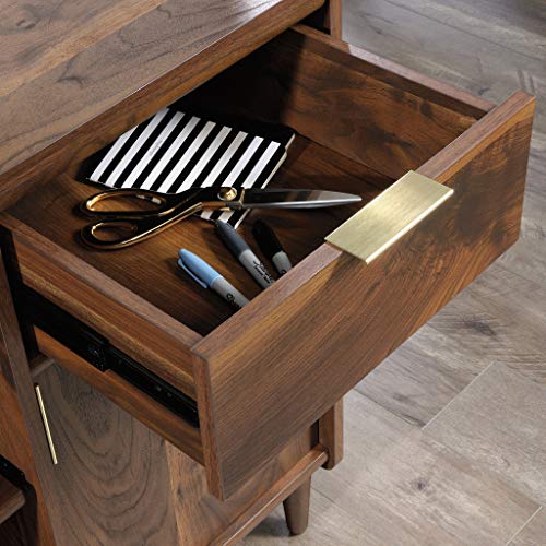 Sauder Clifford Place Credenza, Grand Walnut Finish