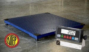 Certified NTEP 5000lb/1lb 48x48 Legal For Trade Floor Scale with Indicator