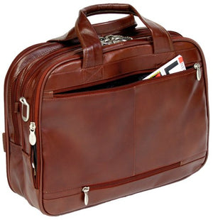 McKleinUSA Damen 80714 R Series Leather Detachable-Wheeled Laptop Case (Brown)