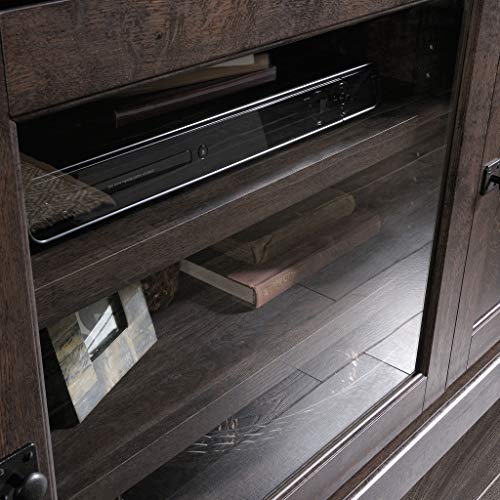 Sauder 422156 Carson Forge Credenza, Coffee Oak Finish