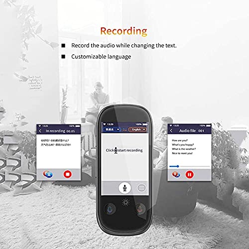 UsmAsk Language Translator Device, 3.0-Inch Touch Screen, WiFi/Hotspot, 117 Languages, Travel & Business Companion