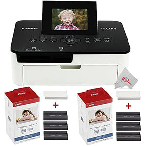 Canon Selphy CP1000 Compact Import Model Photo Printer + Accessory Kit