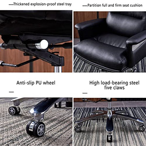 XHTONGSH Executive Boss Chair - Ergonomic Office Chair, Adjustable 135° Reclining, Swivel Computer Seat