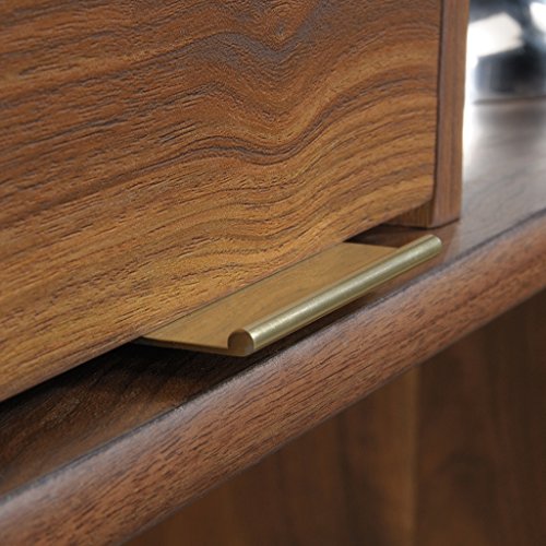 Sauder 422277 Clifford Place Hutch, L: 58.90" x W: 16.34" x H: 34.13", Grand Walnut finish