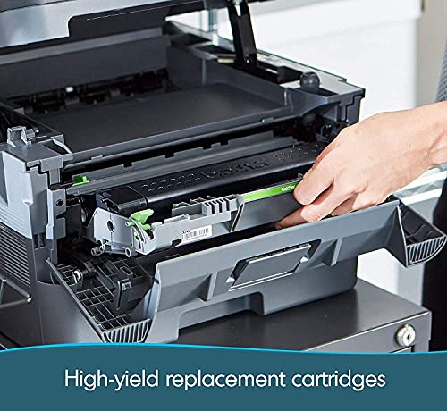 Premium Brother MFC-L2700DW Series Compact Monochrome All-in-One Laser Printer I Print Copy Scan Fax I Wirless I Mobile Printing I Auto 2-Sided Printing I ADF I 32 ppm I ADF (Renewed)