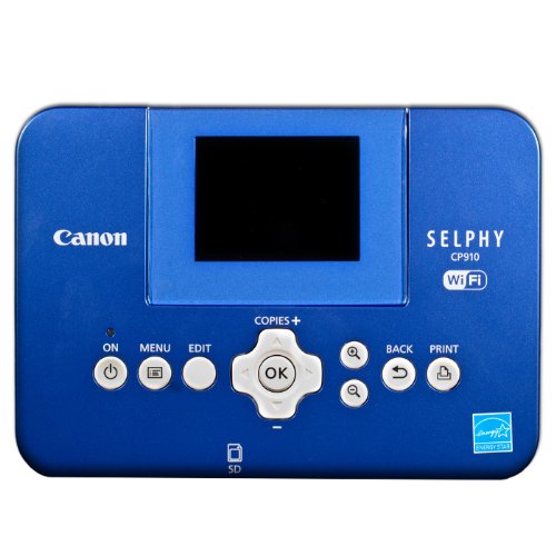 Canon Office Products SELPHY CP910 BLUE Wireless Color Photo Printer (Discontinued by Manufacturer)