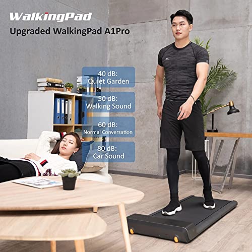 WalkingPad A1 Pro Smart Walk Folding Treadmill Slim Foldable Exercise Fitness Equipment Under Desk Running Walking Pad Outdoor Indoor Gym