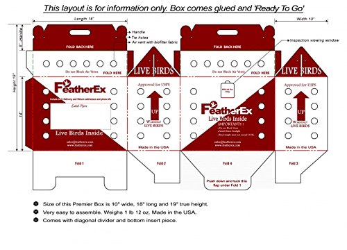 FeatherEx 10 Pack Premier Shipping Boxes