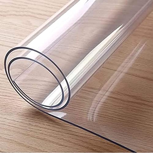 HOBBOY Clear Vinyl Hard-Floor Chair Mat Protector, Non-Slip, 2mm Thick - Multiple Sizes
