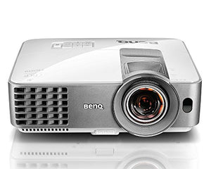 BenQ WXGA DLP Short Throw Projector (MW632ST), 3200 Lumens, WXGA 1280x800, HDMI, 10W Speaker, Keystone, 87”@4.5ft, 1.2x Zoom (Renewed)