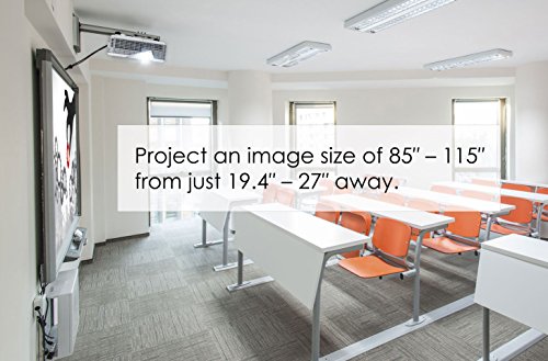 Optoma ZW300UST WXGA 3200 Lumens 3D DLP Ultra Short Throw Laser Projector