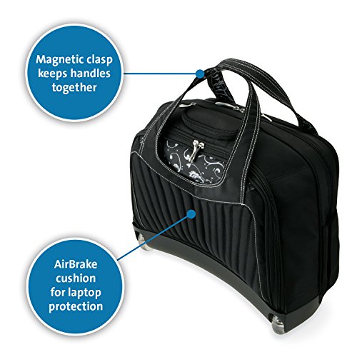 Kensington K62533US Contour Balance Notebook Roller Bag in Onyx, Fits Most 15-Inch Notebooks