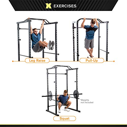 Circuit Fitness Walk-in Power Cage with Multi-Position Grip Bar AMZ-600CG